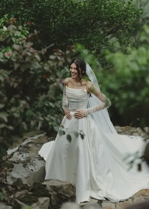 Vestido de novia diseñado por Melisa Amaya