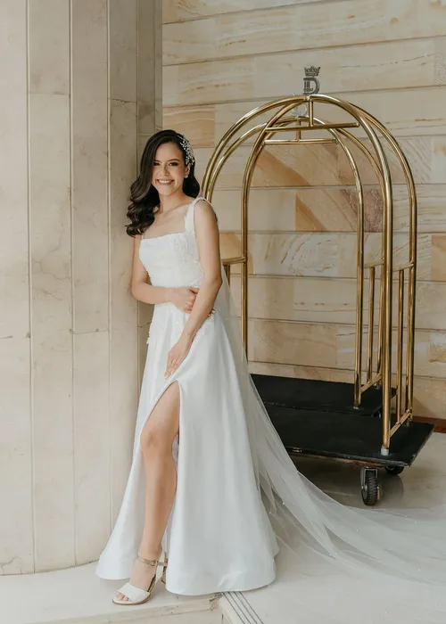 Vestido de novia diseñado por Melisa Amaya