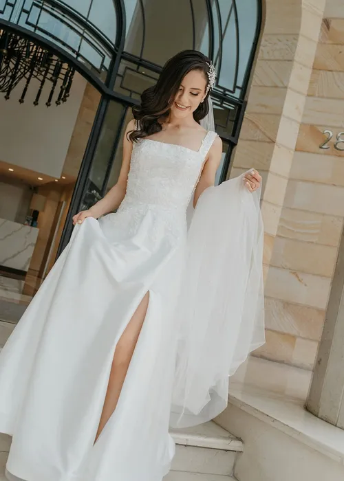Vestido de novia diseñado por Melisa Amaya