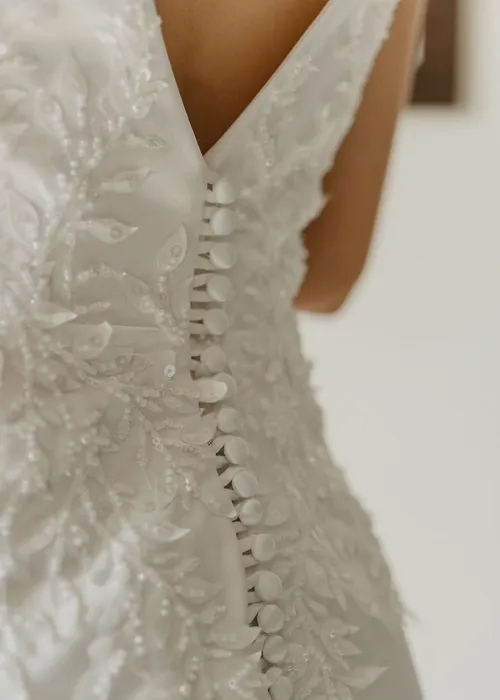 Vestido de novia diseñado por Melisa Amaya