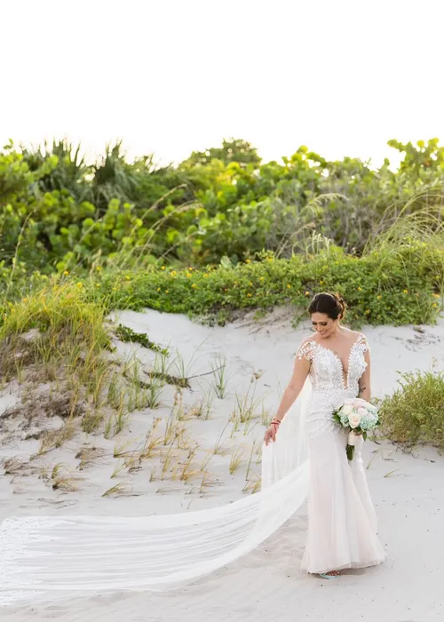 Vestido de novia diseñado por Melisa Amaya