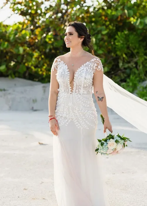 Vestido de novia diseñado por Melisa Amaya