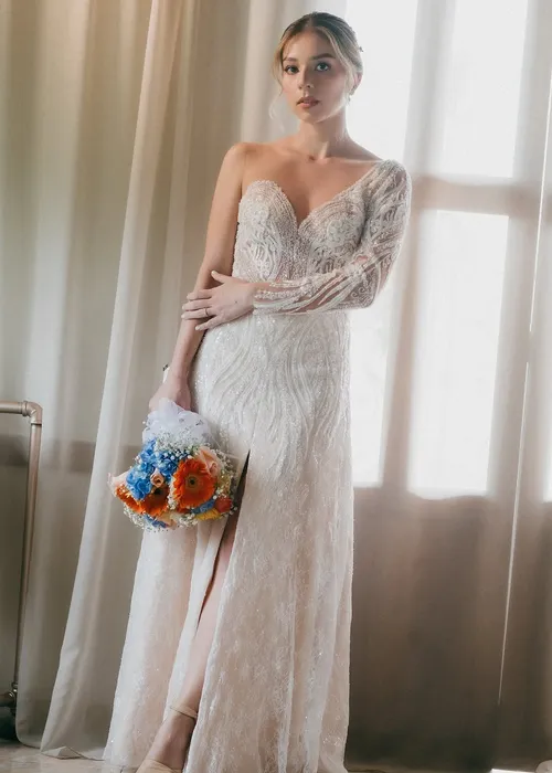 Vestido de novia diseñado por Melisa Amaya