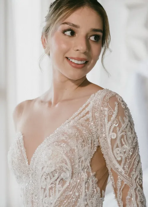 Vestido de novia diseñado por Melisa Amaya