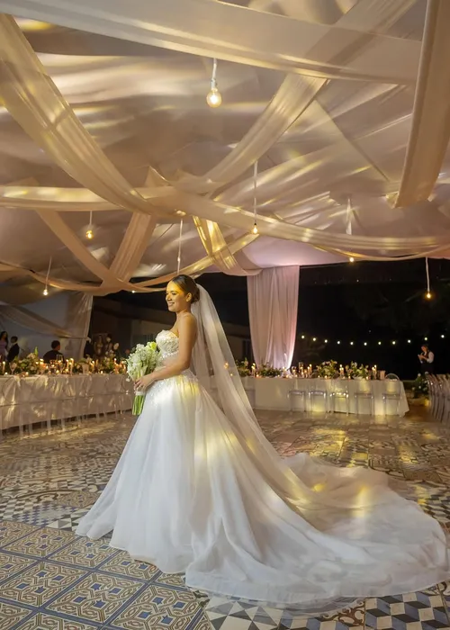 Vestido de novia diseñado por Melisa Amaya