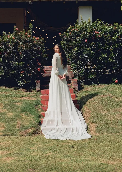 Vestido de novia diseñado por Melisa Amaya