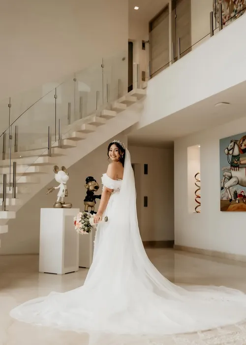 Vestido de novia diseñado por Melisa Amaya