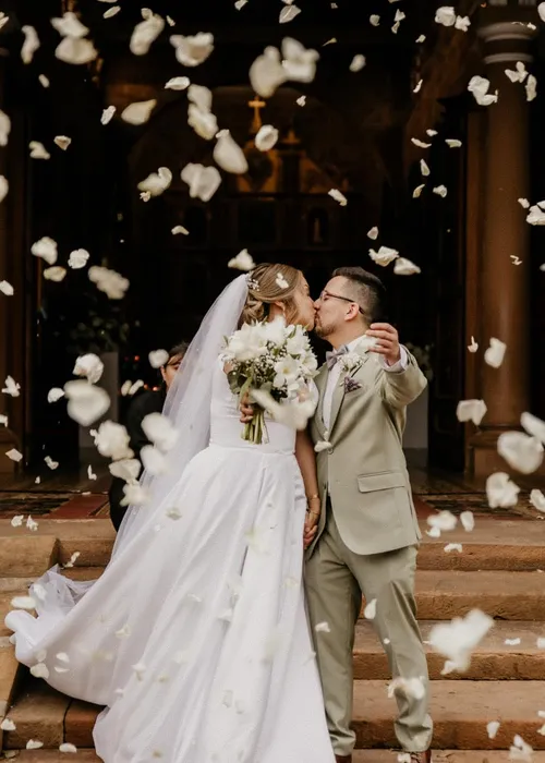 Vestido de novia diseñado por Melisa Amaya