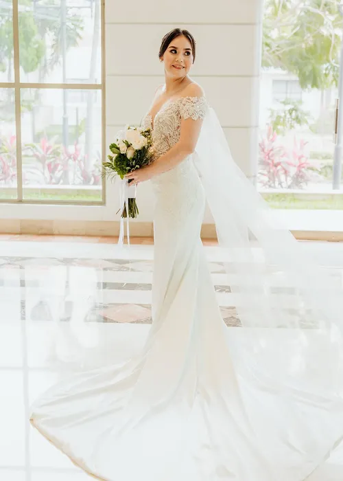 Vestido de novia diseñado por Melisa Amaya
