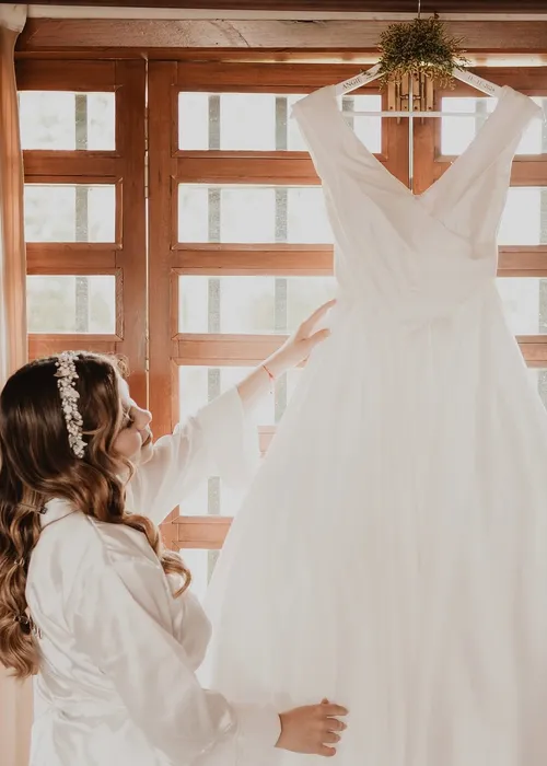Vestido de novia diseñado por Melisa Amaya